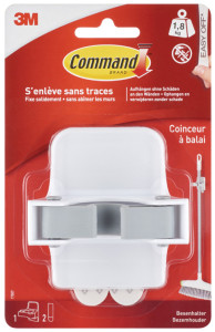 3M Command Porte-balais pour manche de diamètre: 25 mm