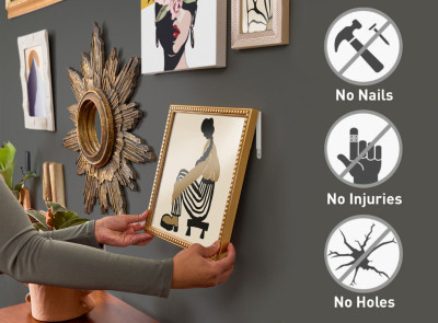 Commande 3M bandes de montage photo bandes, Taille: M, étroite