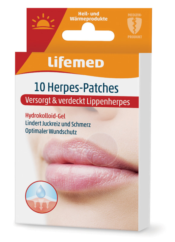 Lifemed Patch contre les boutons de fièvre, transparent