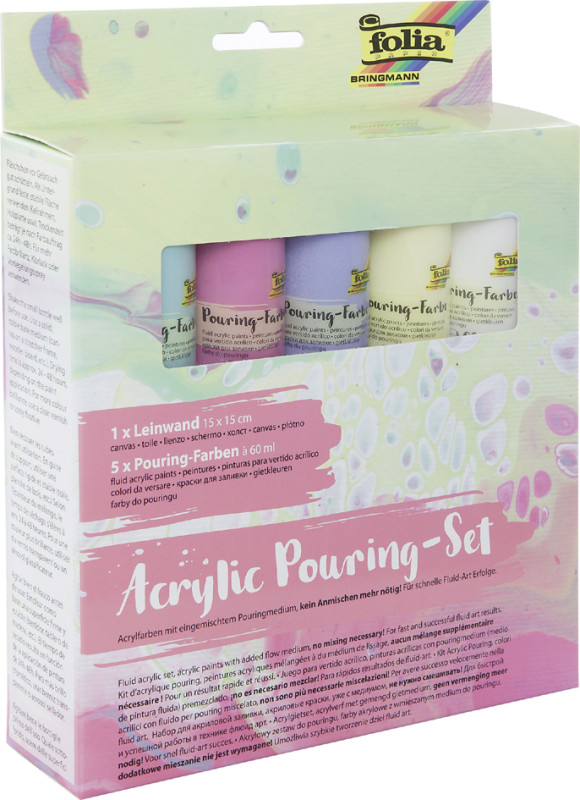 folia Kit de peinture acrylique pour pouring 