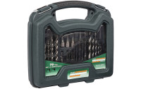 BRÜDER MANNESMANN Kit de forets & embouts, 75 pièces BRÜDER MANNESMANN Kit de forets & embouts, 75 pièces