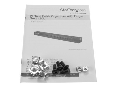 Startech : VERTICAL cable MANAGEMENT PANEL 3 FOOT RACKMOUNT cable ORGANIZER