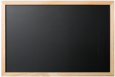 Bi-Office Tableau noir, cadre noir, 1.200 x 900 mm