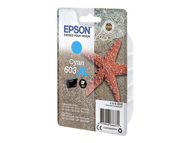 Epson : SINGLEpack CYAN 603XL encre