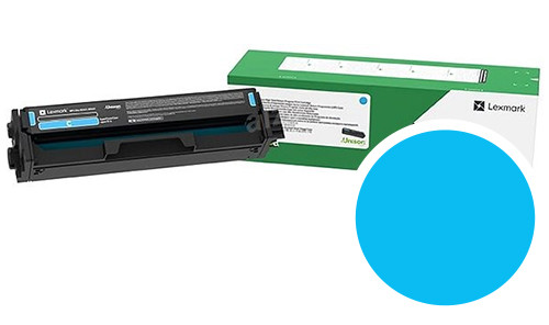 Lexmark C332HC0 Toner Cyan 2500 pages haute capacité LRP