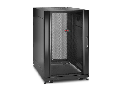 APC : NETSHELTER SX 18U SRVR RACK ENC 600X900MM W/ SIDES BLK