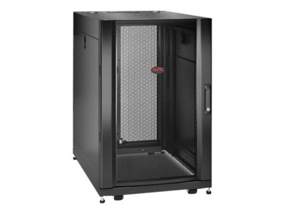 APC : NETSHELTER SX 18U SRVR RACK ENC 600X900MM W/ SIDES BLK