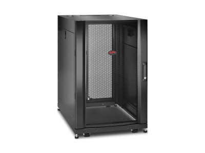 APC : NETSHELTER SX 18U SRVR RACK ENC 600X900MM W/ SIDES BLK