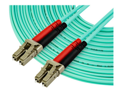 Startech : 10M OM4 FIBER OPTIC PATCH CORD AQUA - LC/LC - 50/125 - 40/100GB