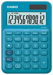 CASIO Calculatrice de bureau MS-20UC-PK, rose