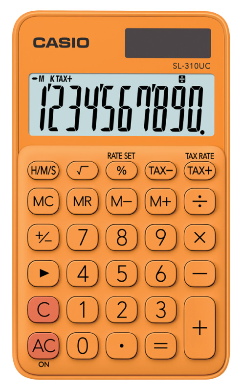CASIO Petite FX Calculatrice Scolaire 8 chiffres Rose LC-401LV-PK