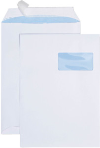 GPV Pochettes Premier Numérique, C4, à fenêtre, blanc