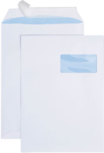 GPV Pochettes Premier Numérique, C4, à fenêtre, blanc