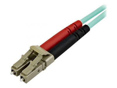 Startech : 15M OM4 FIBER OPTIC PATCH CORD AQUA - LC/LC - 50/125 - 40/100GB