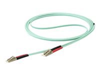 Startech : 15M OM4 FIBER OPTIC PATCH CORD AQUA - LC/LC - 50/125 - 40/100GB