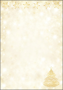 Sigel papier motif de Noël Garland, A4, 90 g / m²