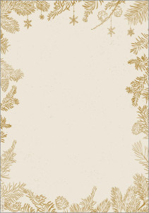 Sigel papier motif de Noël Garland, A4, 90 g / m²