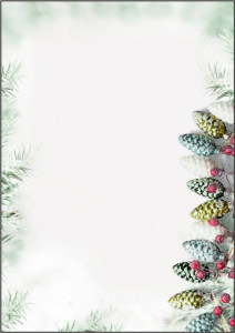 Sigel papier motif de Noël Garland, A4, 90 g / m²