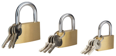 BROTHERS MANNESMANN cadenas Set, 3 pièces, sangle courte