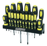 BROTHERS tournevis MANNESMANN réglé 18 pièce, dans le support mural BROTHERS tournevis MANNESMANN réglé 18 pièce, dans le support mural