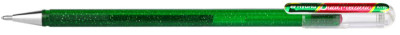 Pentel Stylo roller gel Hybrid Dual Metallic Glitter, vert