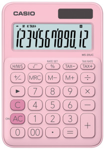 CASIO Calculatrice de bureau MS-20UC-BU, bleu