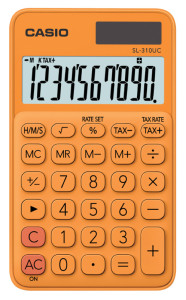 CASIO Calculatrice SL-310UC-BU, bleu