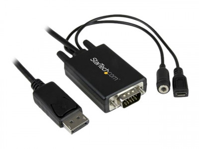 Startech : 3M DP TO VGA VIDEO ADAPTER cable avec AUDIO 10FT