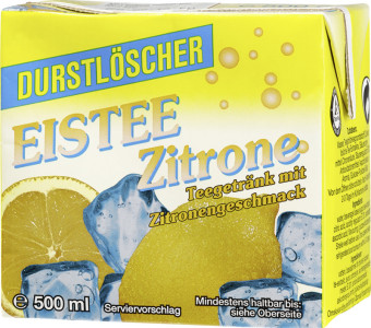 Désaltérante thé glacé de boisson gazeuse saveur de citron