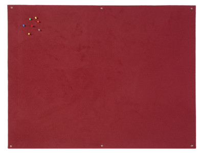 Bi-Office Tableau en feutre, 900 x 600 mm, bordeaux
