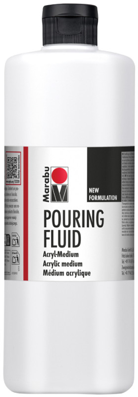 Marabu Pouring Fluid Médium acrylique, 250 ml