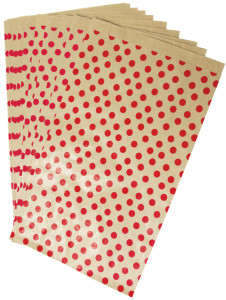 sacs en papier clairefontaine avec fond de bloc « coeur »