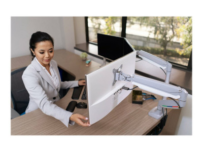 Kensington : ONE-TOUCH HEIGHT ADJUSTABLE DUAL MONITOR ARM