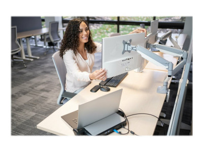 Kensington : ONE-TOUCH HEIGHT ADJUSTABLE DUAL MONITOR ARM