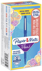 Paper:Mate Stylo feutre Flair Original, noir