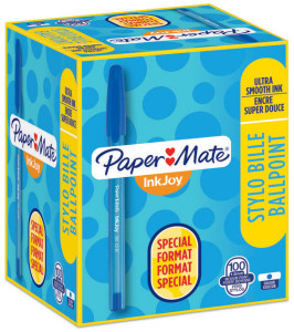 Paper:Mate Stylo à bille InkJoy 100, Value pack, noir