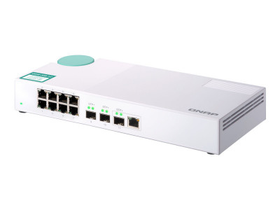 Qnap : QSW-308-1C SWITCH 8PORT 1GBPS 3PORT SFP+ 1RJ45 10G COMBOPORT