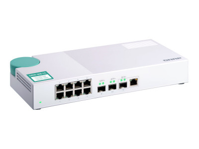 Qnap : QSW-308-1C SWITCH 8PORT 1GBPS 3PORT SFP+ 1RJ45 10G COMBOPORT