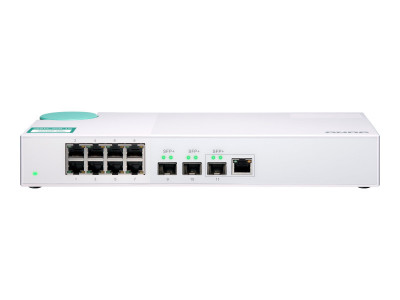 Qnap : QSW-308-1C SWITCH 8PORT 1GBPS 3PORT SFP+ 1RJ45 10G COMBOPORT