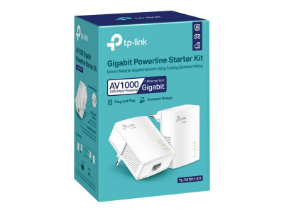 TP-Link : AV1000 POWERLINE STARTER kit BROADCOM GIGABIT PORT 1000MBPS