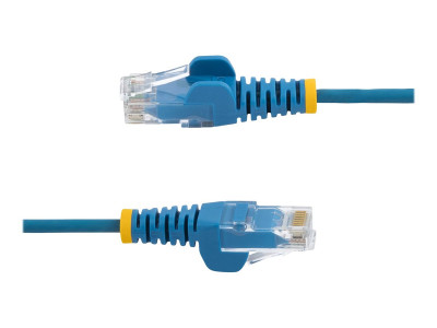 Startech : 0.5M SLIM CAT6 cable - BLUE SNAGLESS - 28 AWG COPPER WIRE