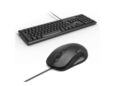 Port Technology : pack KEYBOARD MOUSE WIRED 2 1 KEYBOARD