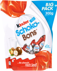 enfants Bonbon de chocolat Schoko-Bons, BIG PACK 300 g