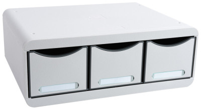 EXACOMPTA Module de classement TOOLBOX MAXI, 3 tiroirs