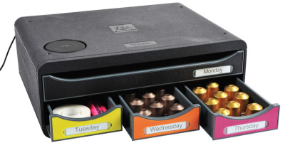 EXACOMPTA Module de classement TOOLBOX MINI QI, 4 tiroirs,