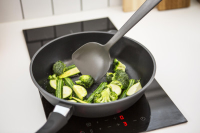 GastroMax Cuillère de wok Chef's, gris