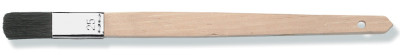 WESTEX Pinceau plat soie naturelle noire, 20 mm, droit