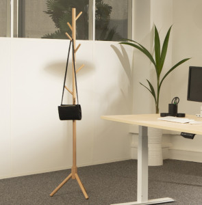 UNiLUX Porte-manteau MIKADO, 8 patères, bois de hêtre