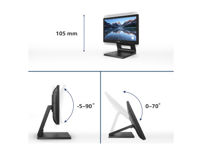 Philips : 162B9T/00 21.5IN IPS LED ST DISPLAY 1920X1080 16:9 250CD