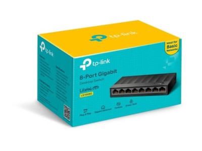 TP-Link : LITEWAVE 8-PORT GIGABIT 8 GIGABIT RJ45 PORTS